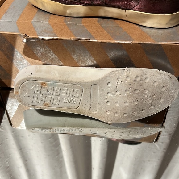 Golden Goose Shoes Golden Goose Authentic Metallic Plum Purple